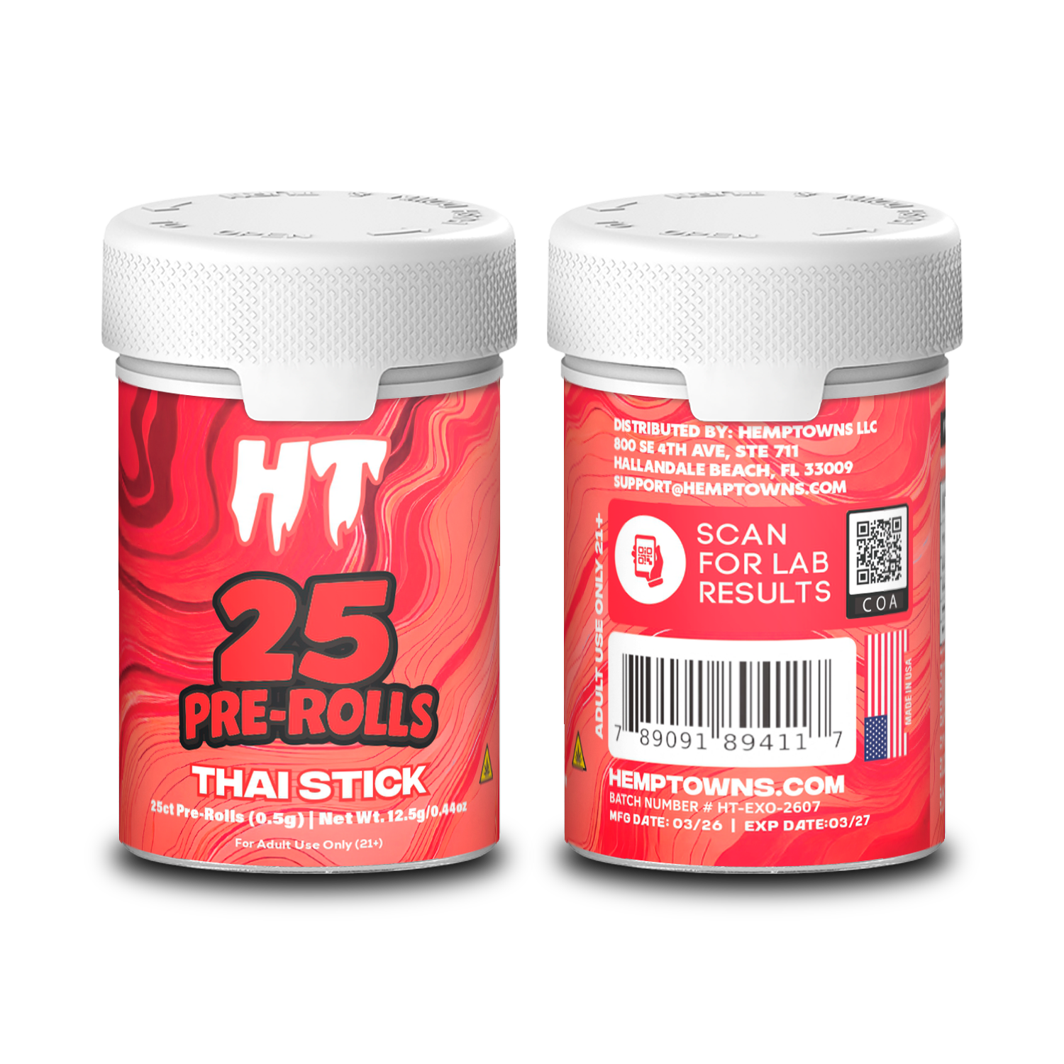 25 Pre-Rolls | 12.5G Total | Limited Stock