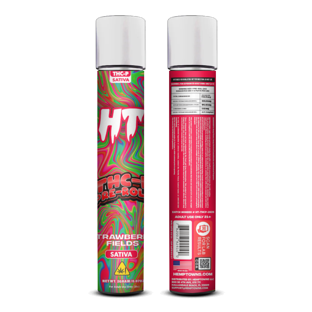 THC-P Pre-Roll | Strawberry Fields | Sativa | 2 Gram
