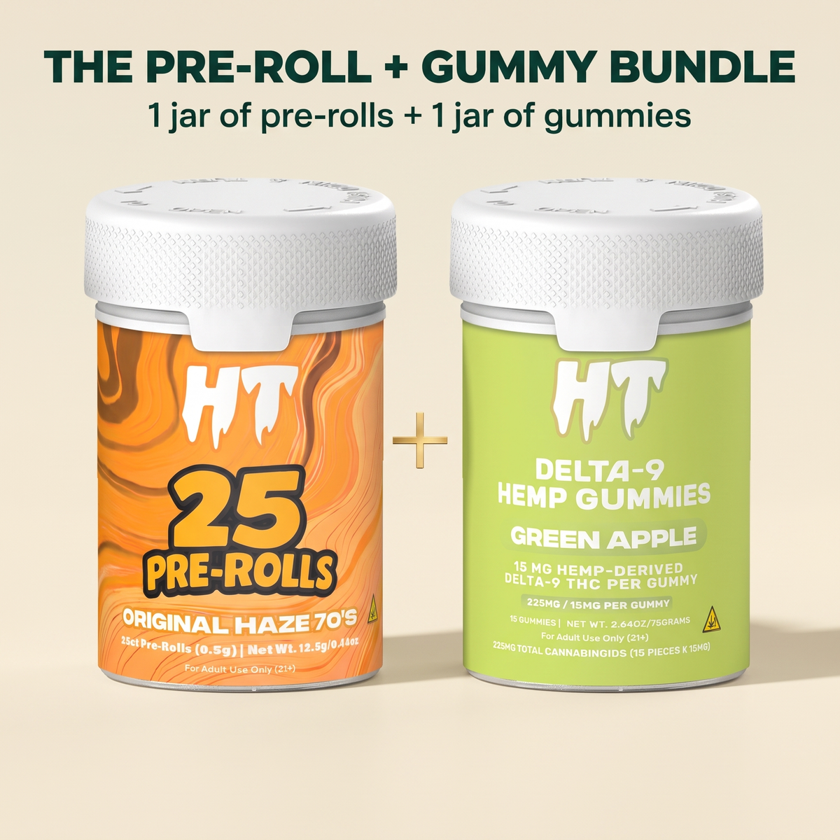 Pre-Roll + Gummy Bundle | 25 Pre-Rolls + 15 Gummies ⭐